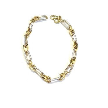 PULSERA SRA. ORO BICOLOR                                              