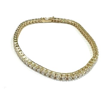 PULSERA SRA. ORO AMARILLO PIEDRA                                      