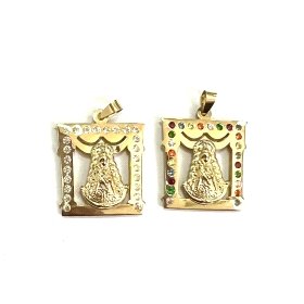 MEDALLAS ORO AMARILLO PIEDRA                                          