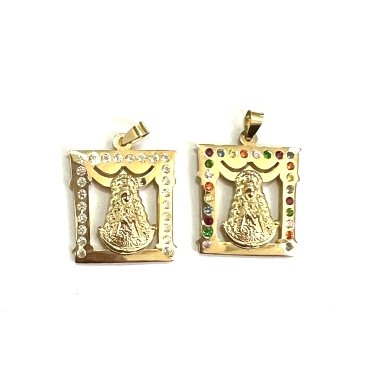 MEDALLAS ORO AMARILLO PIEDRA                                          