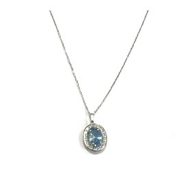 GARGANTILLA ORO BLANCO PIEDRA                                         