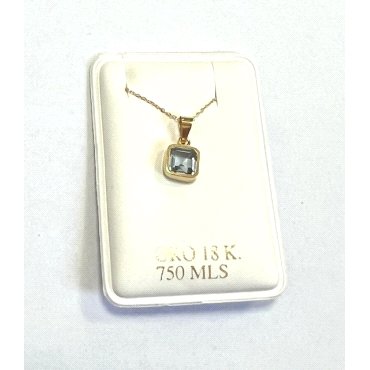 GARGANTILLA ORO AMARILLO PIEDRA                                       