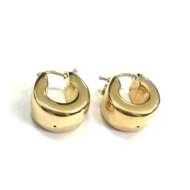 PENDIENTES ARO ORO AMARILLO LISA                                      