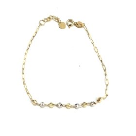 PULSERA SRA. ORO BICOLOR                                              
