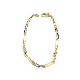 PULSERA SRA. ORO BICOLOR                                              