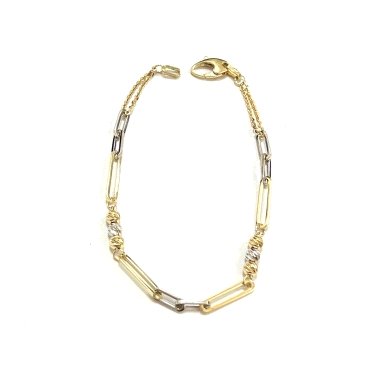 PULSERA SRA. ORO BICOLOR                                              
