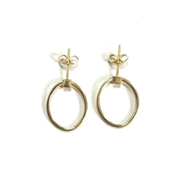 PENDIENTES ARO ORO AMARILLO LISA                                      