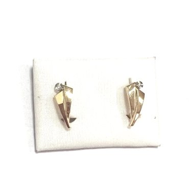PENDIENTES ORO BICOLOR PIEDRA                                         