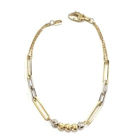 PULSERA SRA. ORO BICOLOR                                              