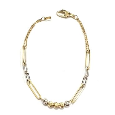 PULSERA SRA. ORO BICOLOR                                              