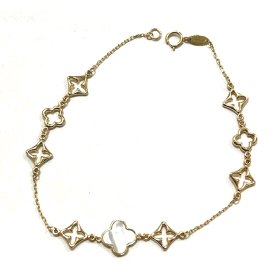 PULSERA SRA. ORO AMARILLO PIEDRA                                      