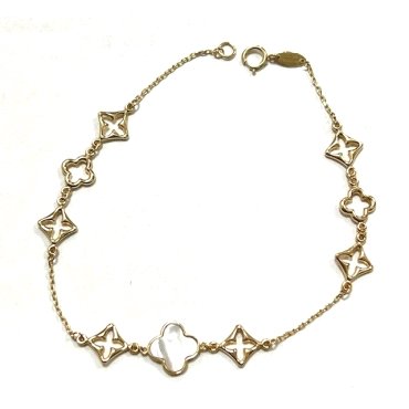 PULSERA SRA. ORO AMARILLO PIEDRA                                      