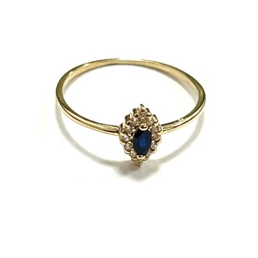 SORTIJA ORO AMARILLO PIEDRA                                           