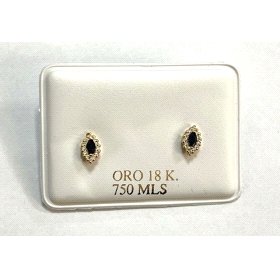 PENDIENTES ORO AMARILLO PIEDRA                                        