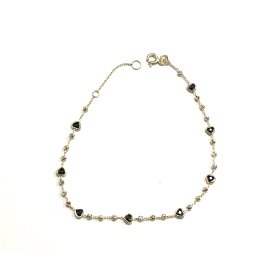 PULSERA SRA. ORO TRICOLOR PIEDRA                                      
