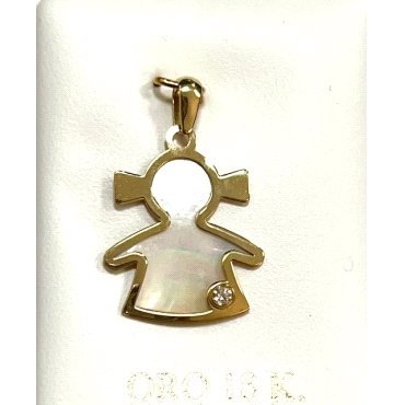 COLGANTE ORO AMARILLO PIEDRA                                          