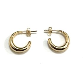 PENDIENTES ARO ORO AMARILLO LISA                                      