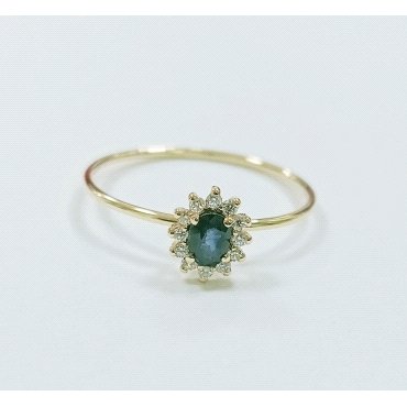 SORTIJA ORO AMARILLO PIEDRA                                           