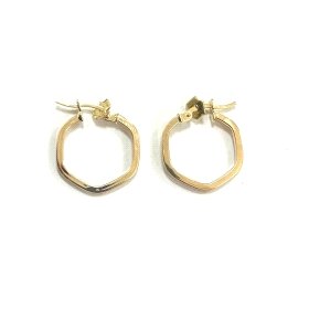 PENDIENTES ARO ORO AMARILLO LISA                                      
