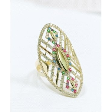 SORTIJA ORO AMARILLO PIEDRA                                           