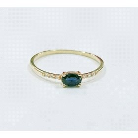 SORTIJA ORO AMARILLO PIEDRA                                           