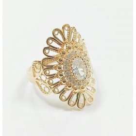 SORTIJA ORO AMARILLO PIEDRA                                           
