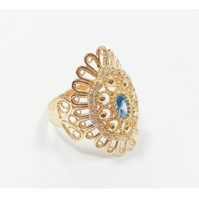 SORTIJA ORO AMARILLO PIEDRA                                           