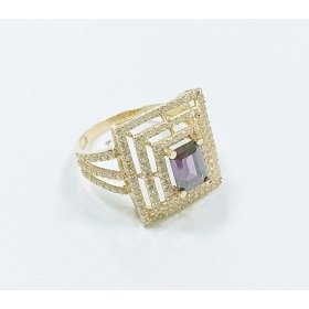 SORTIJA ORO AMARILLO PIEDRA                                           