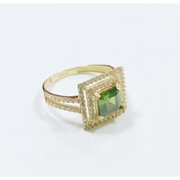 SORTIJA ORO AMARILLO PIEDRA                                           