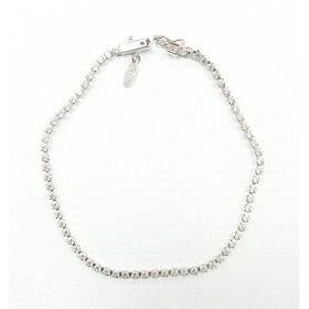 PULSERA SRA. ORO BLANCO PIEDRA                                        