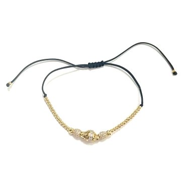 PULSERA SRA. ORO AMARILLO PIEDRA                                      