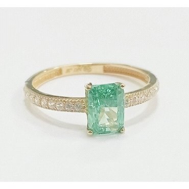 SORTIJA ORO AMARILLO PIEDRA                                           