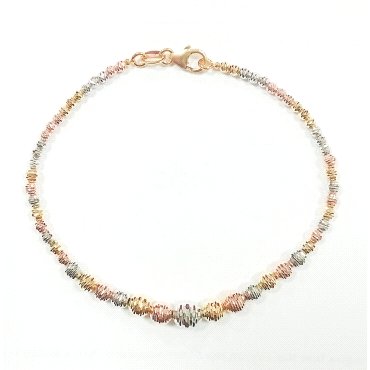 PULSERA SRA. ORO TRICOLOR                                             