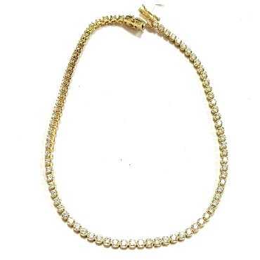 PULSERA SRA. ORO AMARILLO PIEDRA                                      