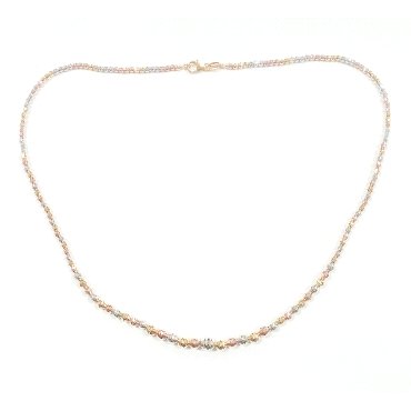 GARGANTILLA ORO TRICOLOR                                              