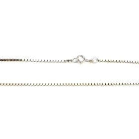 CADENAS CADENA ORO BLANCO 50 CM.                                      