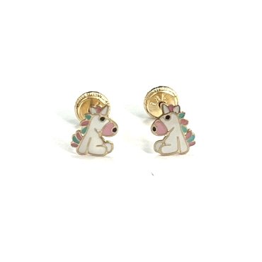 PENDIENTES NIÑA ORO AMARILLO FETICHE                                  
