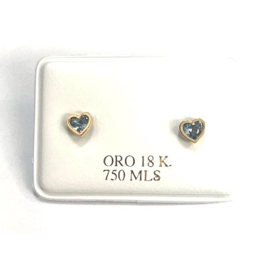 PENDIENTES ORO AMARILLO PIEDRA                                        
