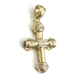 CRUZ ORO AMARILLO PIEDRA                                              