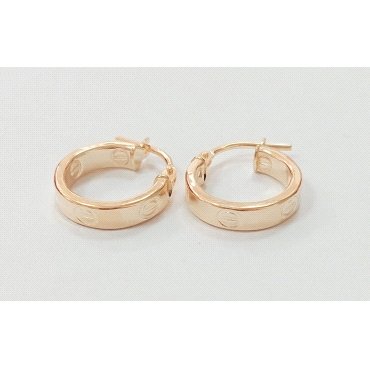 PENDIENTES ARO ORO AMARILLO LISA                                      