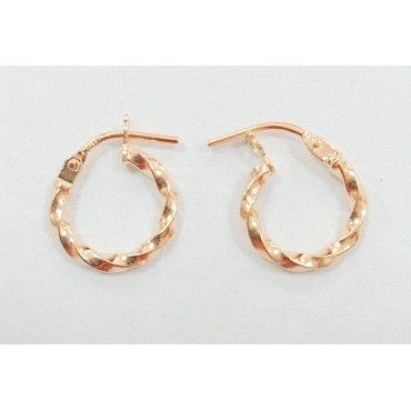PENDIENTES ARO ORO AMARILLO GALLON                                    
