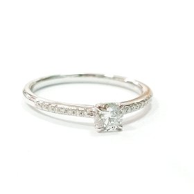 SORTIJA ORO BLANCO BRILLANTES                                         