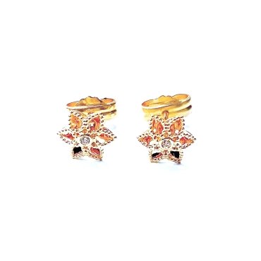 PENDIENTES NIÑA ORO AMARILLO PIEDRA                                   