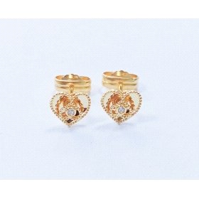 PENDIENTES NIÑA ORO AMARILLO PIEDRA                                   