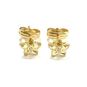PENDIENTES NIÑA ORO AMARILLO PIEDRA                                   