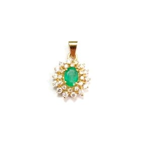 COLGANTE ORO AMARILLO PIEDRA                                          