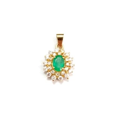 COLGANTE ORO AMARILLO PIEDRA                                          