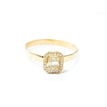 SORTIJA ORO AMARILLO BRILLANTES                                       