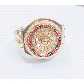 SELLO CABALLERO ORO AMARILLO PIEDRA                                   