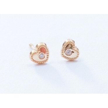 PENDIENTES NIÑA ORO AMARILLO PIEDRA                                   